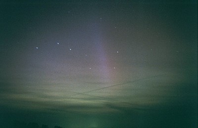 Foto Polarlicht / Strahl im Großen Wagen