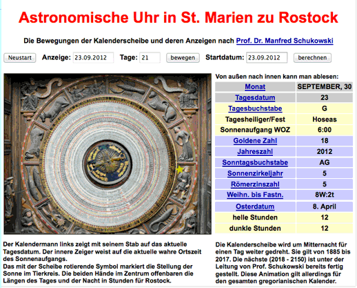 Astronomische Uhr