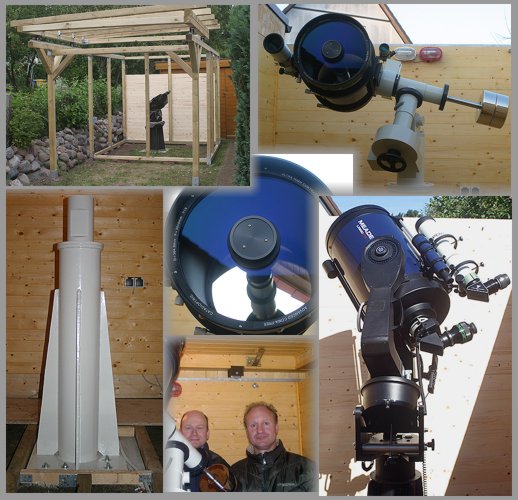 Rainer Wolfs private Sternwarte 2008