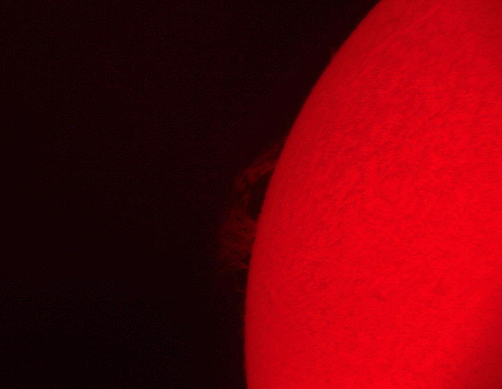 Sonne am 22.08.2015 Sonne