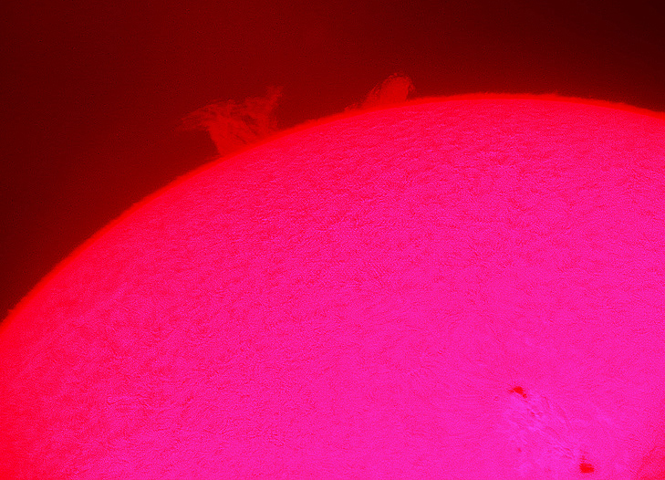 Sonne am 22.08.2015 Sonne