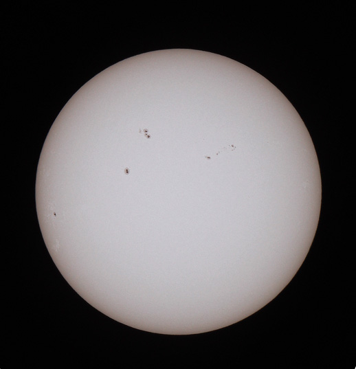 Sonne am 18.04.2015 Sonne