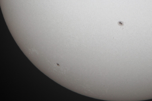 Sonne am 18.04.2015 Sonne