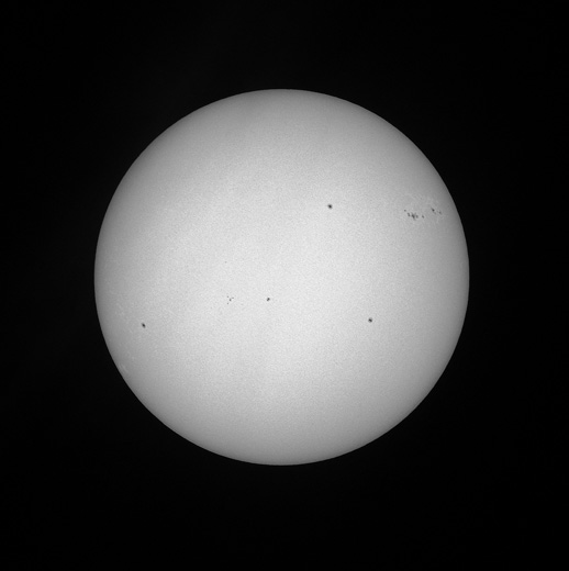Sonne am 15.05.2015 Sonne