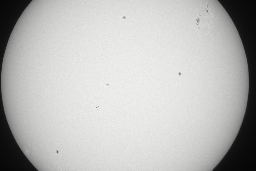 Sonne am 15.05.2015 Sonne
