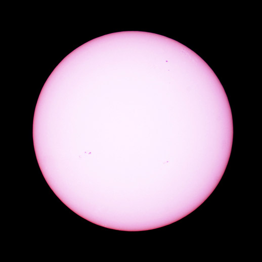 Sonnenflecken am 03.09.2011 Sonnenflecken
