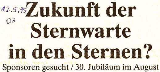 Astronomische Station in Gefahr Starnwarte